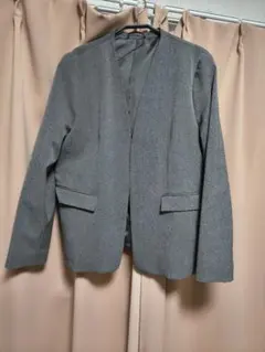 GUウォッシャブルノーカラージャケットZ＋E