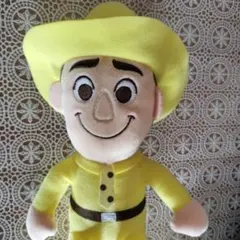 おさるのジョージ　黄色い帽子のおじさん　キャラクターぬいぐるみ
