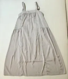 DRESKIP★ワンピース ベージュ キャミワンピ