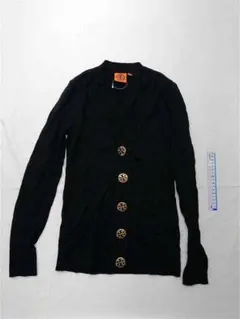 ◎トリーバーチ メリノウールカーディガン XS ブラック系 レディース