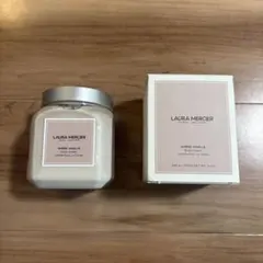 LAURA MERCIER AMBIER VANILLEボディクリーム 340g ローラ メルシエ / ホイップトボディクリーム アンバーバニラ 340gの