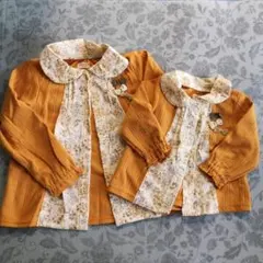 姉妹　お揃いコーデ　カーディガン　セット