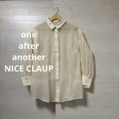 one after another NICE CLAUP★シースルー シャツ
