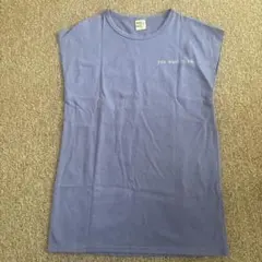 Bee Tシャツ　ワンピース　女子　120センチ　青のサムネイル