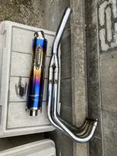 バリオス2 ZR250 サンセイレーシング フルエキ マフラー 希少 当時物 バリオス2 ZR250 サンセイレーシング フルエキ マフラー 希少 当時物