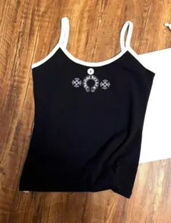 値引き不可即購入可【クロムハーツ】総柄 CHROME HEARTS キャミソール