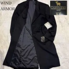 未使用タグ付 希少XL WIND ARMOR チェスターコート カシミヤ100