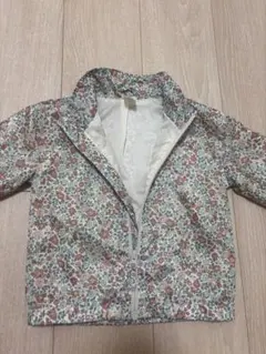 H&M 花柄 ウインドブレーカー裏地なし　薄手