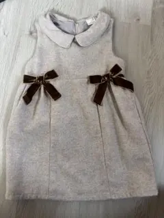 美品　petit main ジャンパースカート100