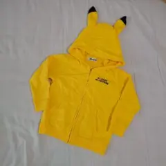 【試着のみ】ポケットモンスター ピカチュウ パーカー 110