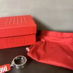 DIESEL シルバーリング 9号　箱・袋付き