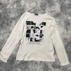 No.20 COMME CA ISM ホワイト長袖カットソー 訳あり