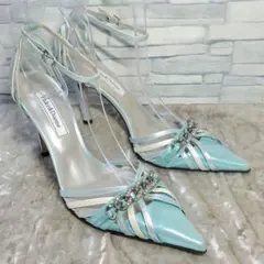 【極美品】✨Pinky&Dianne 22.5cm パンプス ビジュー 35.5