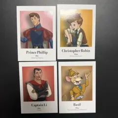 ディズニー フィリップ クリストファーロビン ブロマイド風コレクションカード