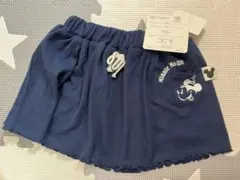タグ付き 未使用 ミニーマウス ネイビースカート 80サイズ