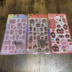 うるちゅる　モンチッチ　平成はっぴーフォンシール