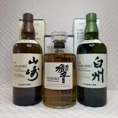 ☆サントリー 山崎NV・響JH ・白州NV 700ml 3本セット☆のサムネイル