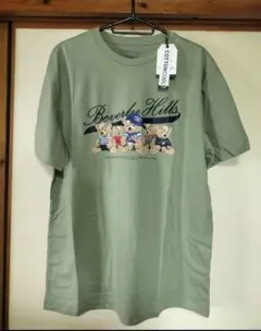 【新品】ビバリーヒルズポロクラブ Tシャツ ポロベア L 薄緑のサムネイル