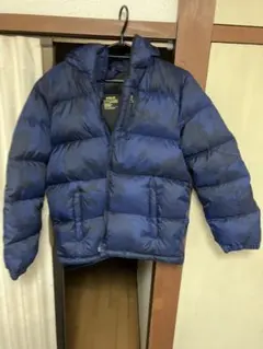 POLO RALPH LAUREN ダウンジャケット 迷彩 ネイビー　ブルー