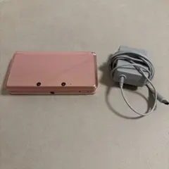 Nintendo 3DS 本体 ミスティピンク 充電器 任天堂