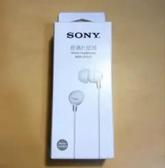 SONY MDR-EX15LP ホワイト 有線イヤホン 本体