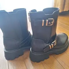 JEANASIS　ブラックエンジニアブーツ　Lサイズ