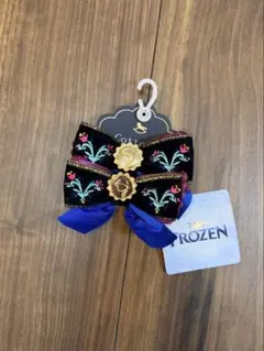 Cottoli ディズニー　FROZEN アナ 雪　ヘアゴム　リボン