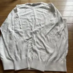 UNIQLO ホワイト ニットセーター Lサイズ