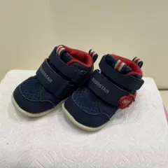 moonstar ベビーシューズ　シューズ ネイビー/レッド