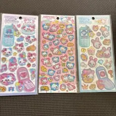 平成ハッピーフォン　キャンディグリッターステッカー