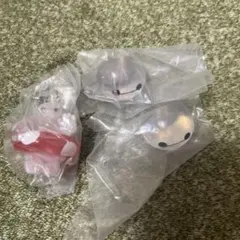 ファッションリングのベイマックス &めじるしアクセサリーガチャガチャ 3個セット