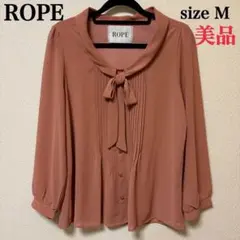 【美品】ROPE★ロペ★M★カットソー★長袖★シャツ★ボウタイのサムネイル
