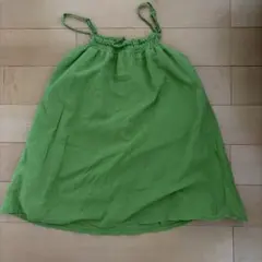 プティマイン　キャミワンピース グリーン 110cm