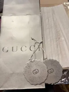 GUCCI ショップ袋 ショッパー オーナメント 2個セットクリスマス限定のサムネイル