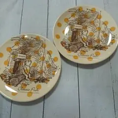 ★新品★スケーター メラミン製皿 トレー クラシックプー ドット 2枚セット