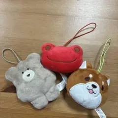 ほっこりモコモカ ぬいぐるみ マスコット 3種セット