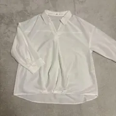 GLACIER スキッパーシャツ ホワイト Lサイズ