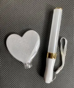 15色のカラーチェンジ・スティック型LEDペンライト ＋ハートの部分のみ セット