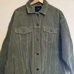 ZARA コーデュロイ アウターウェア カーキ