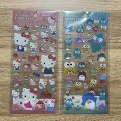 クリアキャンディシール　キティ　はぴだんぶい　2枚セット