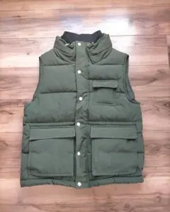 ★BEAMS HEART✨️ダウンベスト グリーン Sサイズ