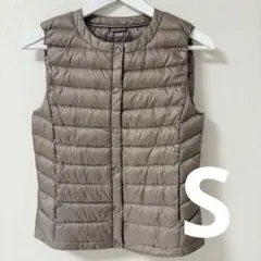 【美品】UNIQLOウルトラライトダウンベスト レディース S
