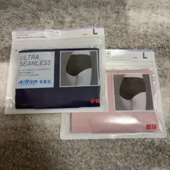 ユニクロシームレスショーツ　ブルー(ネイビー) パープル(ピンク) 即購入OK