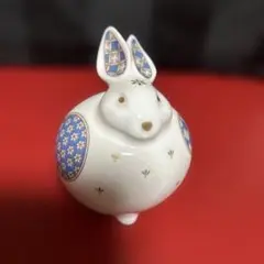 ノリタケ小動物シリーズ金彩ウサギ美品
