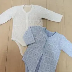くまちゃん ロンパース肌着 60〜70cm キルティング