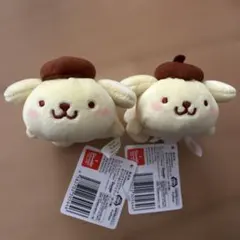 サンリオキャラクターズ　ぽってりおしりマスコット　ポムポムプリン　二個セット