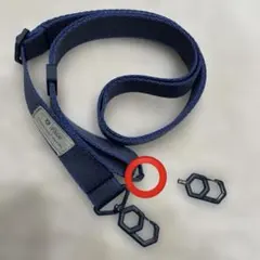 iFace Hang and ショルダーストラップ ネイビー スマホ