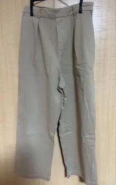 studio CLIP ベージュ カジュアルパンツ Lサイズ