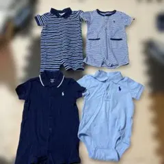Ralph Lauren 半袖ロンパース 4点 70.75.80サイズ