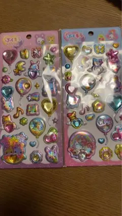 【新品未使用】ぷくキラシール
